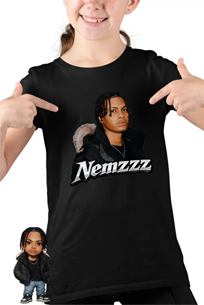 OEM Tricou Copii Fete Nemzzz Rap Hip Hop