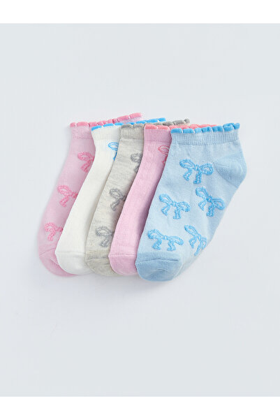 LC Waikiki Alita city: bow-embellished girls' ankle socks - 5-pack