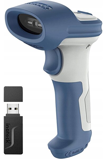 inateck Scanner de coduri de bare 73 alb albastru [BCST-73_alb albastru]