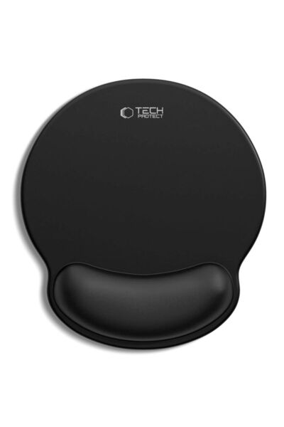 Tech-Protect A200 MOUSE PAD WITH GEL WRIST REST 25 x 22.5CM BLACK
