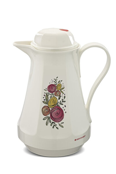 ROTPUNKT Thermos 1/1L 430\CL. White/Rose Flower