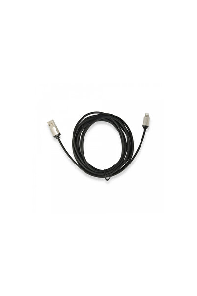 OSKA GLOBAL كابل USB إلى Lightning بطول 3 أمتار - أسود