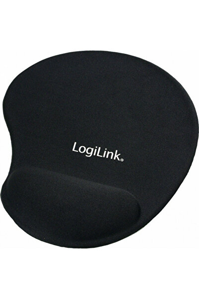 LogiLink GEL Mouse Pad (230mm) με Στήριξη Καρπού Μαύρο ID0027