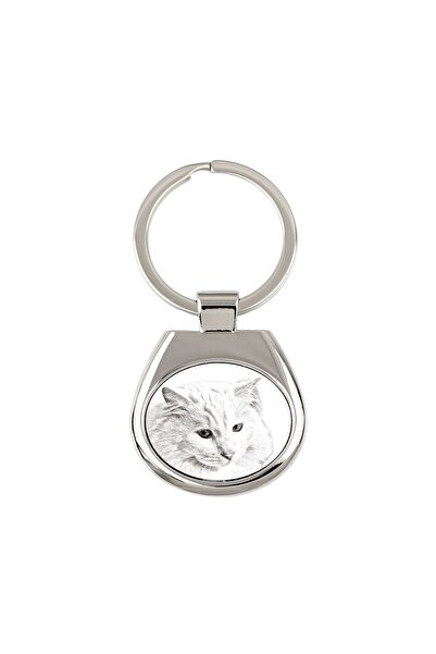 Art - Dog Breloc Art-Dog Pisică Angora Turcească — Pandantiv personalizat cu ...