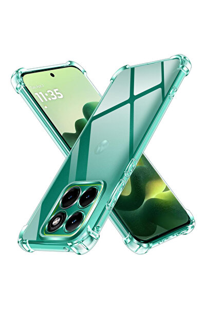 Evolium Phone Case for Motorola Edge 70 Fusion, Anti-Shock, Transparent, Sili...