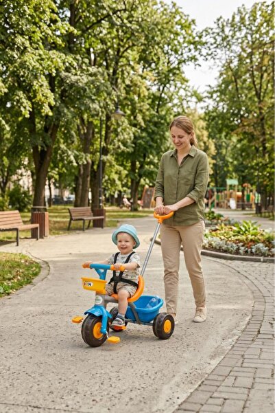 Tıfıl Toys Boni Bike 3 Tekerli Metal Gövdeli Ebeveyn Kontrollü 50kg Taşıma Ka...