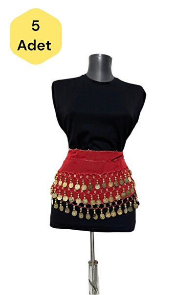 PAPATAY 3809 Women's Şakira Belt – Tasseled Beaded Oriental Belt Dancer's Bel...