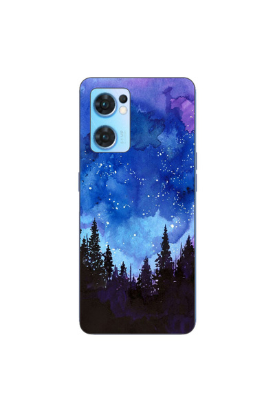 OEM Husa compatibila cu Oppo Reno7 5G Silicon Gel Tpu Model Night Forest