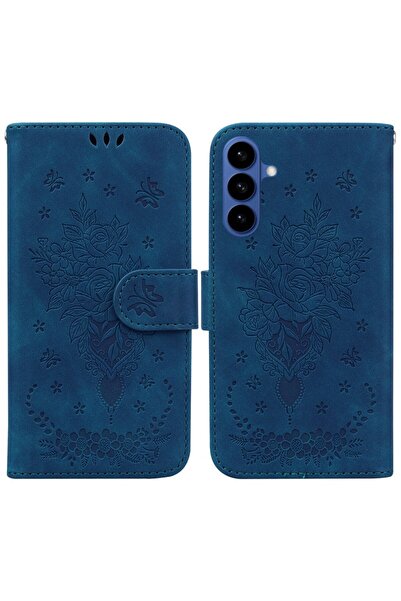 sscase Butterfly Rose Θήκη Πορτοφόλι Blue (Samsung Galaxy S26 5G)