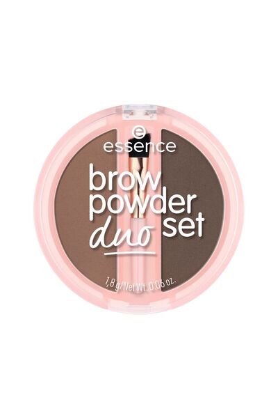 Essence Set Duo, Mat, Pudră pentru sprâncene, 02, Mediu, 1.8 g