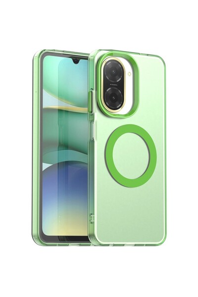 sscase Candy Magsafe Σκληρή Θήκη Green (Xiaomi Redmi A5 4G/Poco C71 4G)