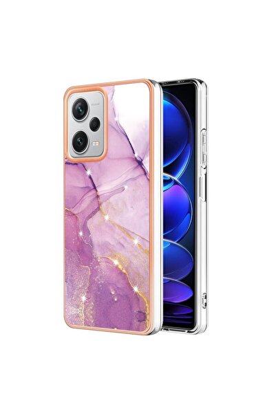 sscase Electroplating Marble Σκληρή Θήκη Light Purple (Xiaomi Redmi Note 12 P...