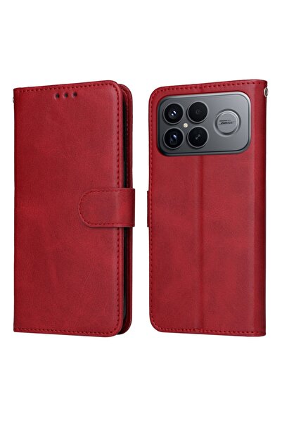 sscase Basic Θήκη Πορτοφόλι Red (Xiaomi Poco F8 Ultra 5G)