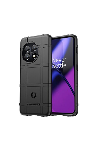 sscase Grid Design Σκληρή Θήκη Σιλικόνης Black (OnePlus 11 5G)