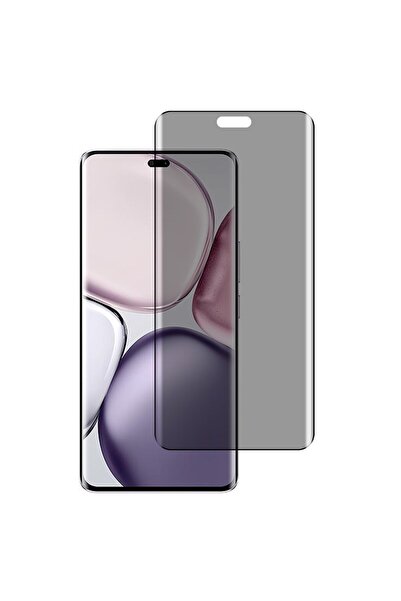 sscase Honor Magic7 Lite 5G Curved Privacy Full Screen Tempered Glass Black