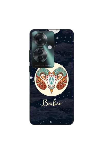OEM Θήκη συμβατή με Oppo Reno11 F 5G Σιλικόνης TPU με σχέδιο Ωροσκόπιο Άριες