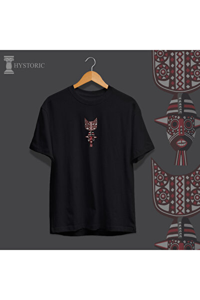 Hystoric Wear African Mask Printed Oversize T-Shirt