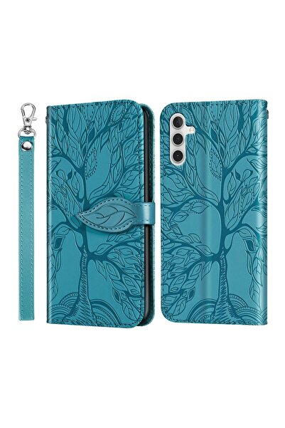 sscase Tree of Life Θήκη Πορτοφόλι Blue (Samsung Galaxy A34 5G)