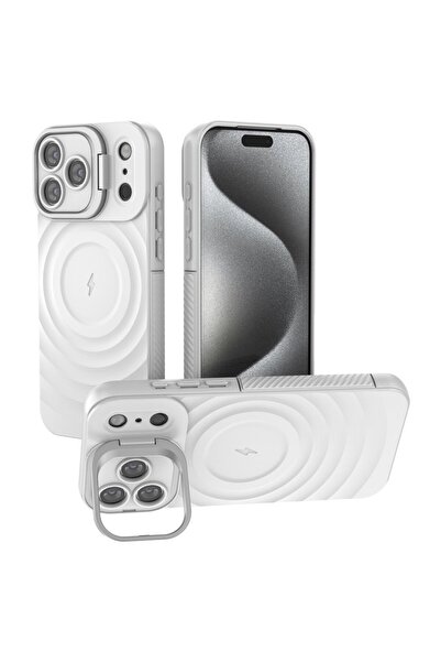 sscase Ripple Texture MagSafe Θήκη Σιλικόνης Ivory White (Apple iPhone 17 Pro...