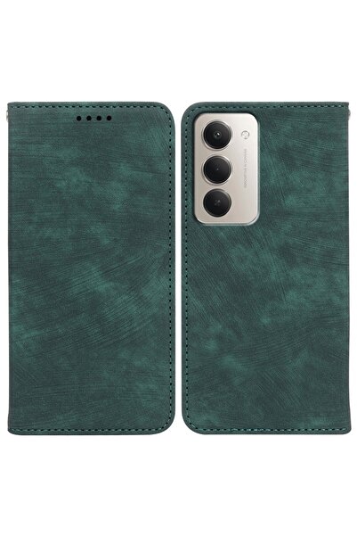 sscase Brush Magnetic Θήκη Βιβλίο Green (Xiaomi Redmi 15 4G / 5G)