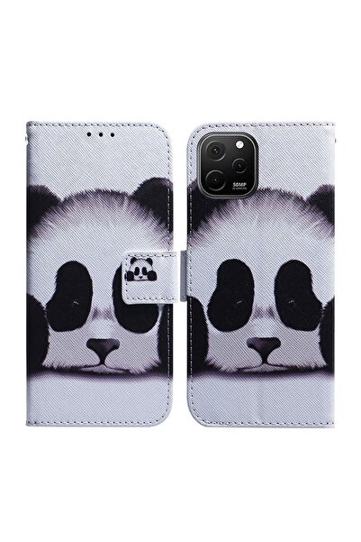 sscase Coloured Drawing Θήκη Πορτοφόλι Panda (Huawei Nova Y61)