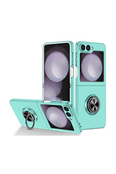sscase Metal Ring Σκληρή Θήκη με Δαχτυλίδι Sky Blue (Samsung Galaxy Z Flip6 5...