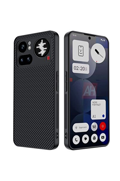 sscase Carbon Fiber Σκληρή Θήκη Black (Nothing Phone (4a) Pro)