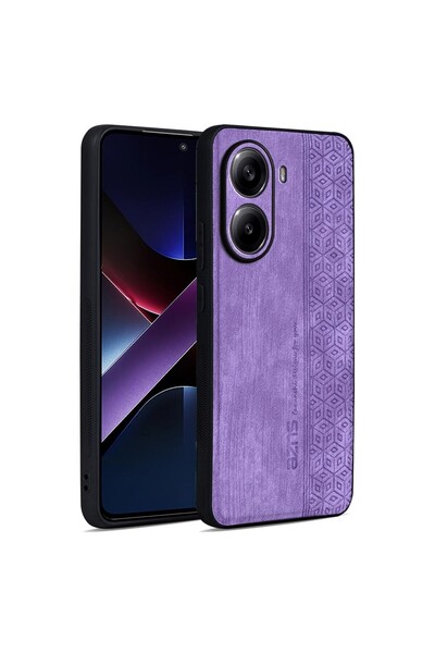 sscase AZNS 3D Embossed Σκληρή Θήκη Purple (Xiaomi Poco X7 Pro 5G)