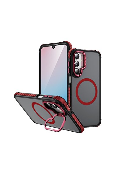 sscase Magsafe Σκληρή Θήκη με Στήριγμα Red (Samsung Galaxy A16 4G / 5G)