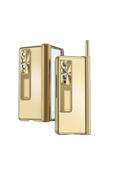 sscase Aluminum Alloy Σκληρή Θήκη με Πενάκι Gold (Samsung Galaxy Z Fold4 5G)