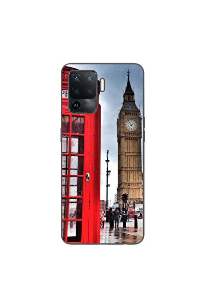OEM Θήκη συμβατή με Oppo Reno5 Lite Σιλικόνης Gel TPU Μοντέλο Λονδίνο