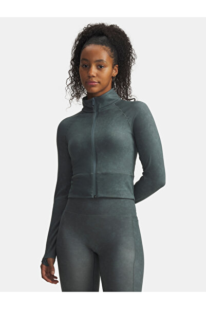 Under Armour Hanorac de damă Meridian cu efect de piele întoarsă FZ-BLU