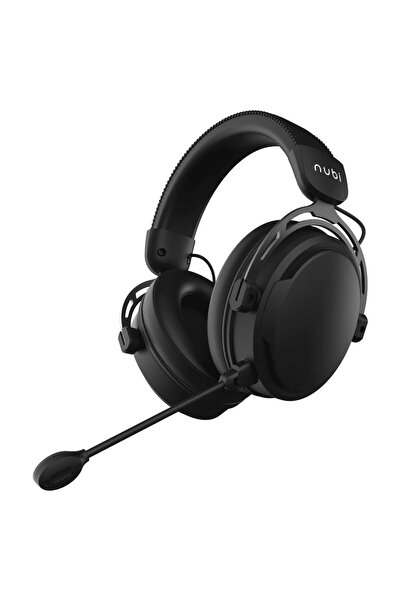 NUBI Căști de gaming wireless NH1 Pro, cu fir, 2.4 GHz, Bluetooth, microfon, ...