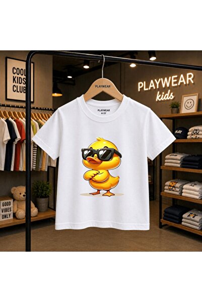 playwear تي شيرت للأطفال مطبوع عليه نظارات ديك برايت 100% للجنسين 5 6 -7 8-9 ...