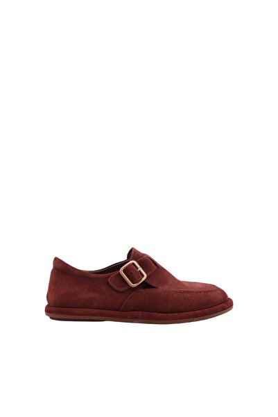 Hobby Women's Ballerina Shoes Slip on Suede Leather