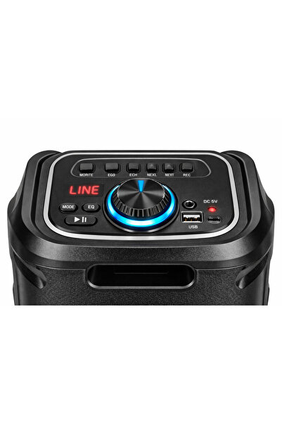 singe Boxă portabilă Bluetooth ZQS6239XW, 6.5 inch, 10W, LED RGB, FM, USB, AUX, microfon wireless