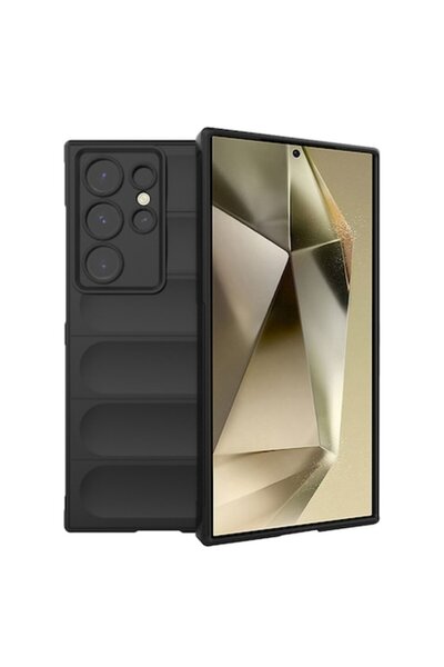 DAMUR Husă WaveGrip pentru Samsung Galaxy S24 Ultra, Material solid, Rezisten...