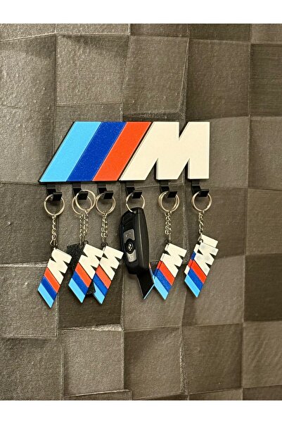 BMS3D BMW M Sport Logolu Anahtarlık (50 Adet - Stand görseldir)