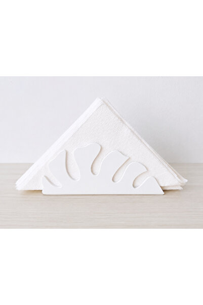 Snowy Home Decorative Leaf Patterned Napkin Holder