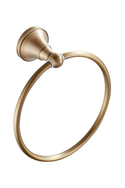 The Bros Antique Bathroom Accessories Brass Towel Ring Towel Rack Towel Shelf...