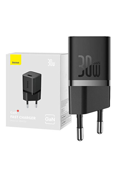 Baseus Φορτιστής χωρίς καλώδιο GaN με θύρα USB-C 30W Μαύρο (Gan5)