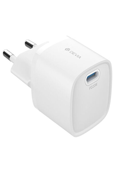 Devia Φορτιστής χωρίς καλώδιο GaN με θύρα USB-C, 20W Power Delivery, Λευκός (...