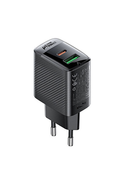 Acefast Φορτιστής χωρίς καλώδιο GaN με θύρα USB-A και θύρα USB-C, 30W Power D...