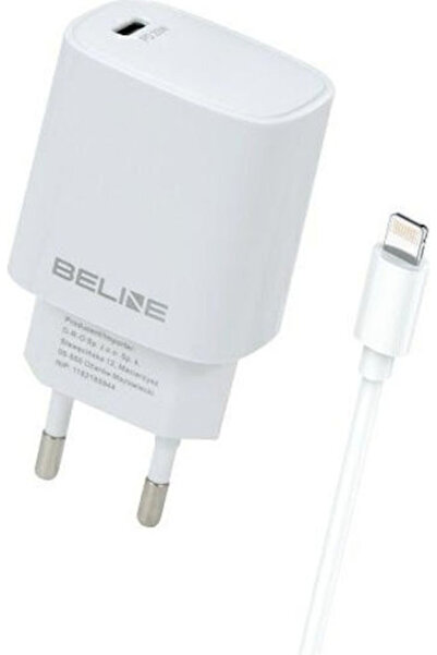 Beline Φορτιστής με θύρα USB-C και καλώδιο USB-C σε Lightning, 20W Power Deli...