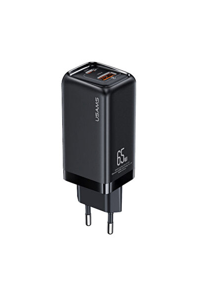Usams Φορτιστής Χωρίς Καλώδιο με Θύρα USB-A και Θύρα USB-C, Τροφοδοσία Ισχύος...