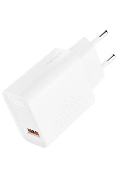 Xo Φορτιστής Χωρίς Καλώδιο με Θύρα USB-A 18W Γρήγορη Φόρτιση 3.0 Λευκό (L159)