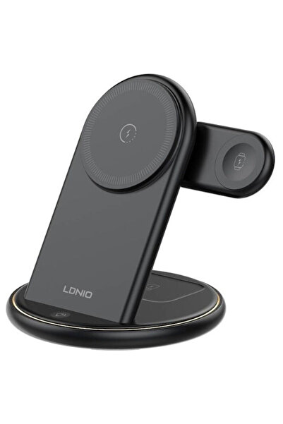 LDNIO Ασύρματος Φορτιστής (Qi Pad) 25.5W Power Delivery Μαύρο (WL02)