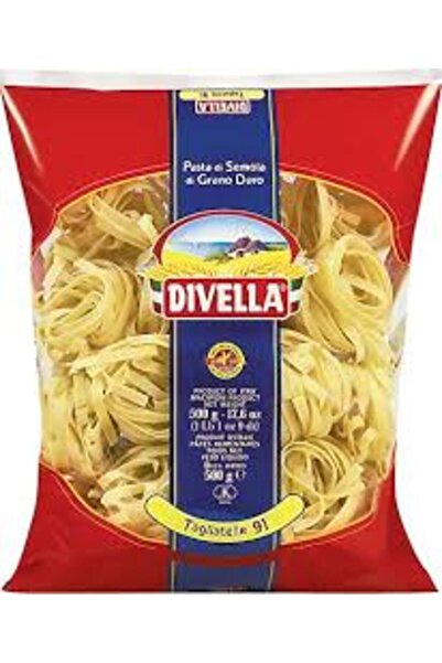 Divella Tagliatelle 500 Gr | Ev Yapımı Lezzet, Uzun Makarna, İtalyan Makarnas...