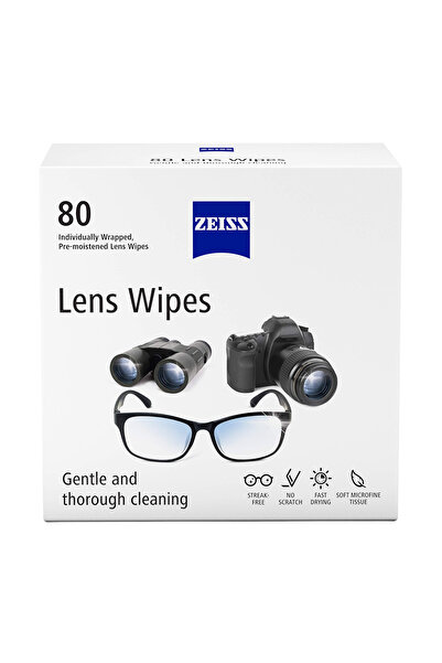 ZEISS Zeizz Wipes Set for Cleaning Optical Lenses, Glasses, Binoculars, Scree...