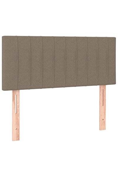 vidaxl Headboard, taupe grey, 80x5x78/88 cm, textile